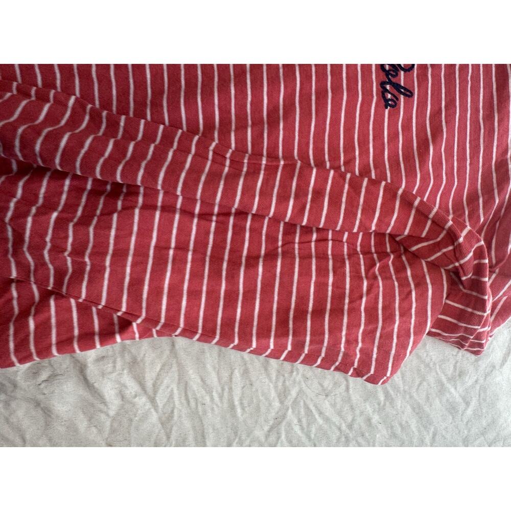 Polo Ralph Lauren Women’s Pink Striped Long Sleeve Shirt XL Embroidered Logo - Picture 8 of 16